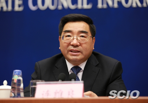 国家发展改革委副主任连维良。吴晓山 摄。图片来源：国新办官网。